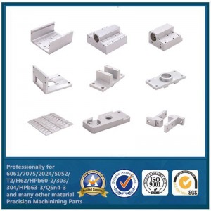 Usine de la Chine sur mesure accessoires en aluminium usinage CNC